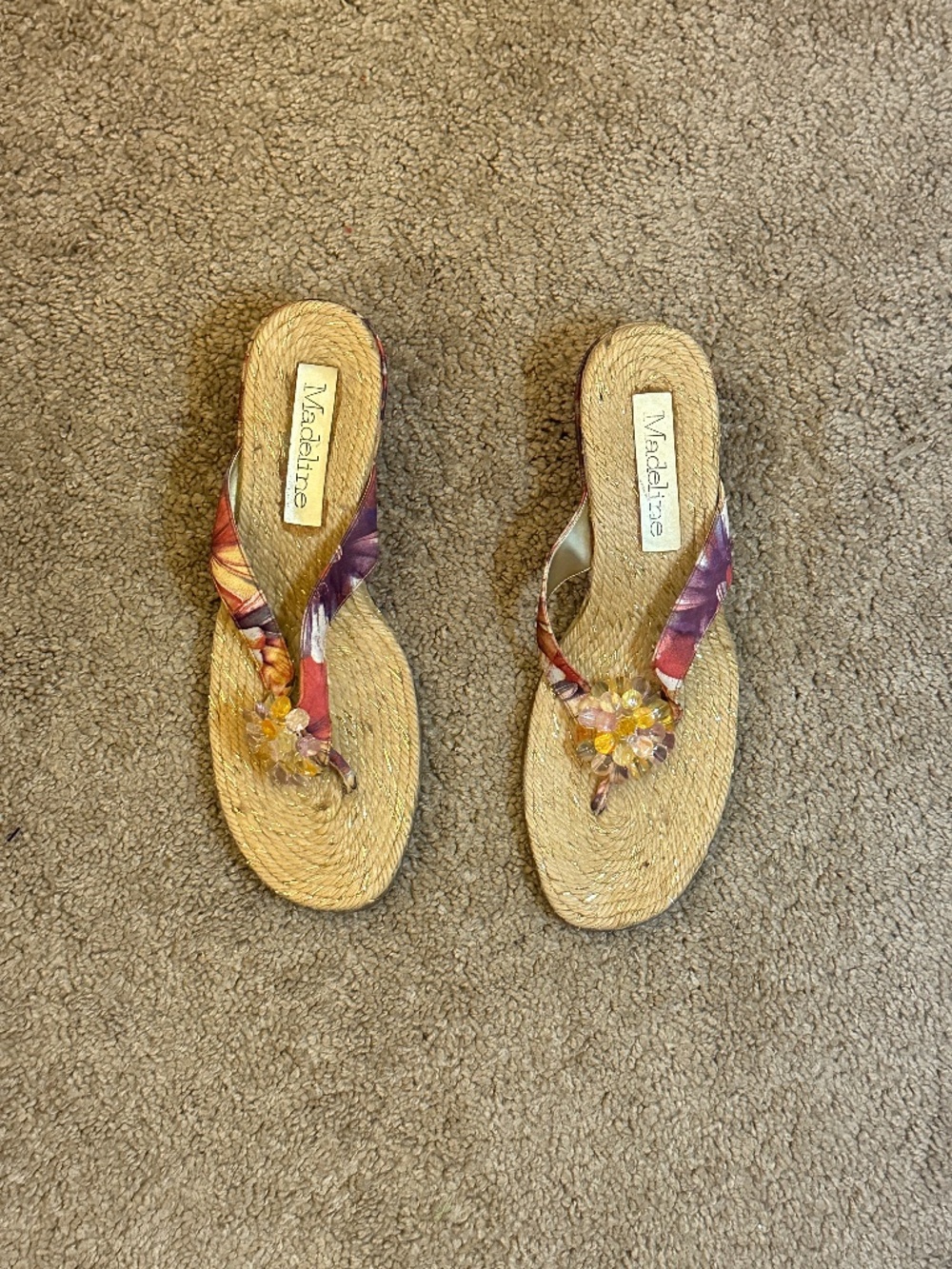 Women's Floral Heeled Sandals